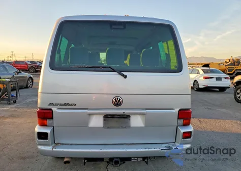 2002 Volkswagen Eurovan Gls from USA, damaged, VIN WV2KB47062H010988
